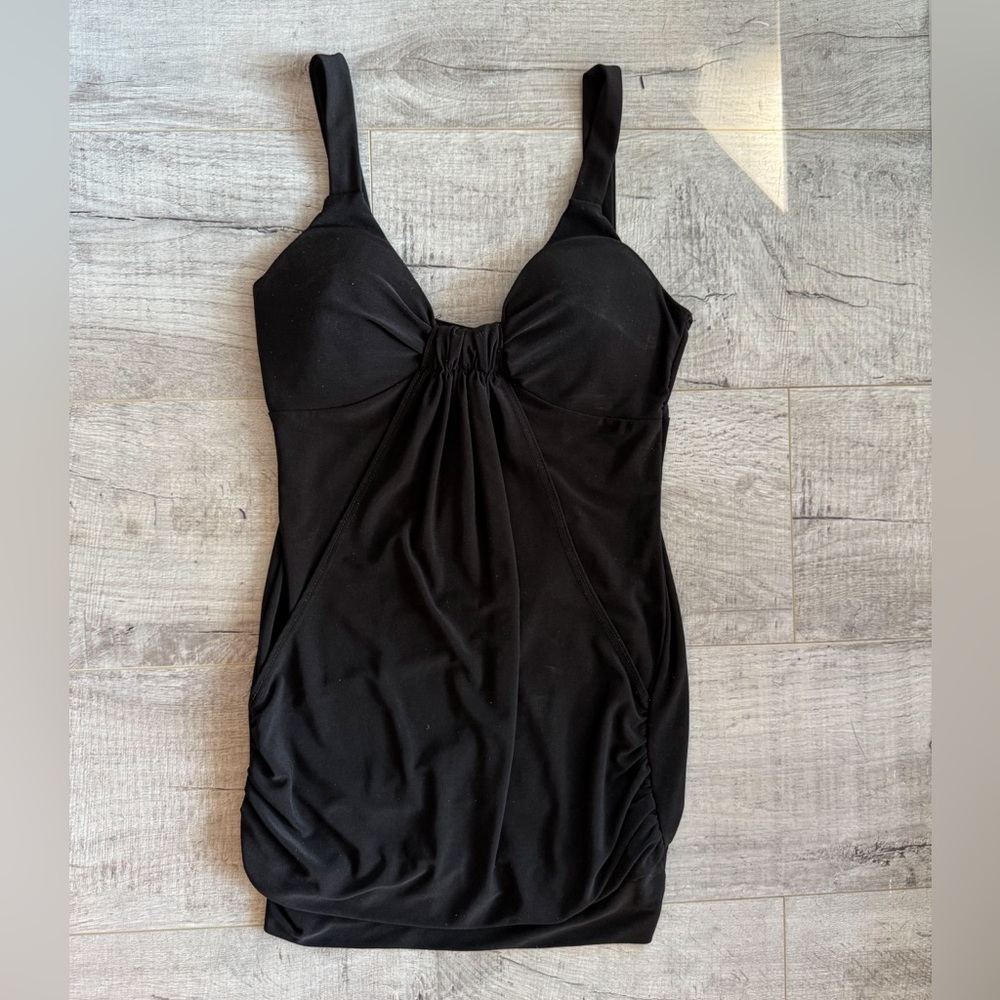 Vintage Y2K Wet Seal Black Ruched Top